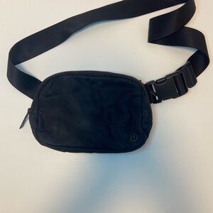 lululemon athletica Black Belt Bag Compact and Minimalist
